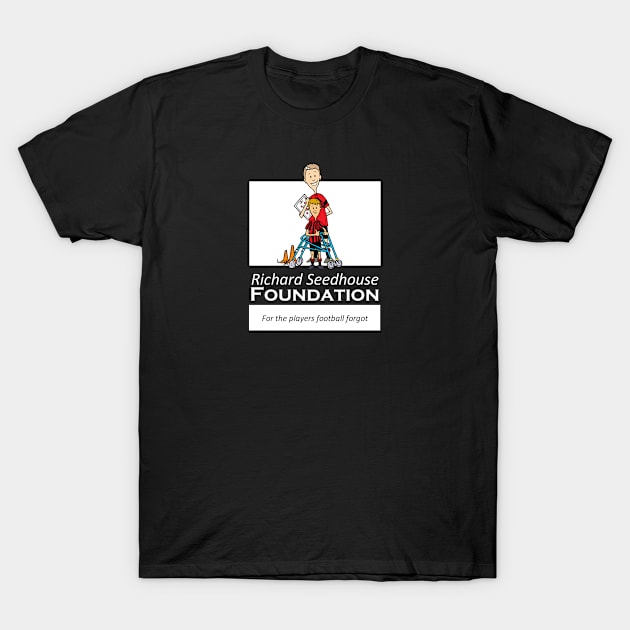 Richard Seedhouse Foundation (white Text) T-Shirt by FrameFootball